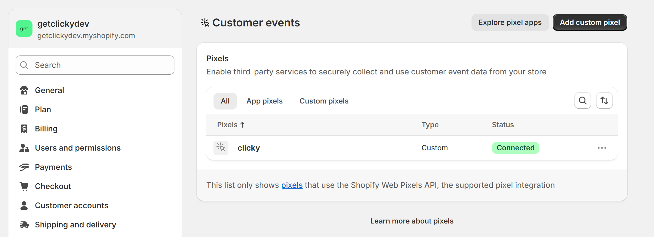 Shopify save